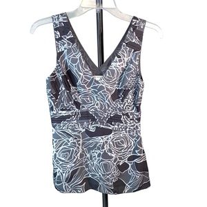 Banana Republic Sleeveless Floral Print Women’s Top A47